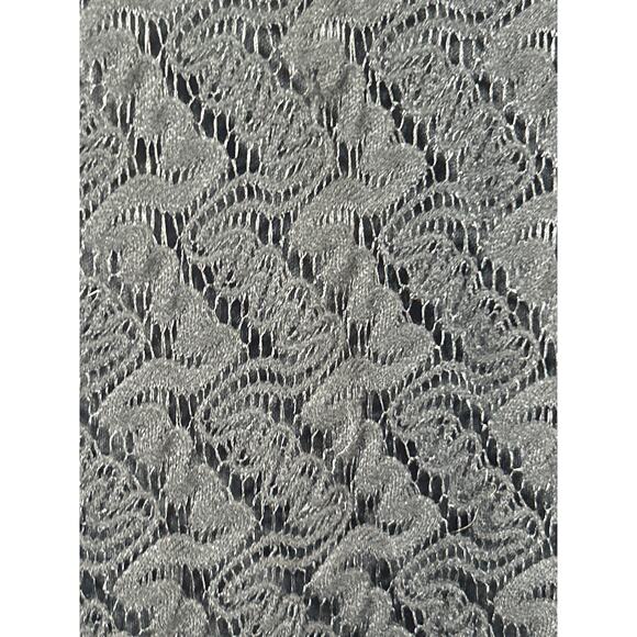 Vintage Slip Dress Medium Black Lace Sheer Maxi Witchy Goth Y2K - Picture 4 of 11